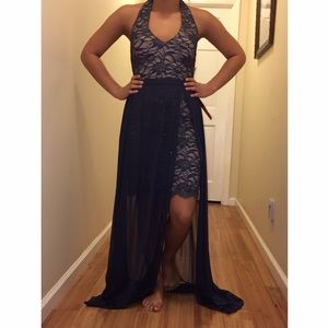 A Charcoal gray formal/ pretty dress