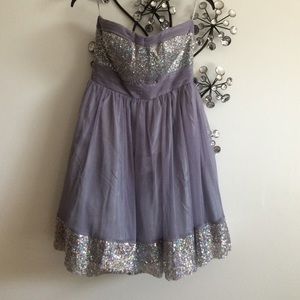 Silver and Purple Delia’s Dress