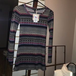 Tribal long sleeve sweater