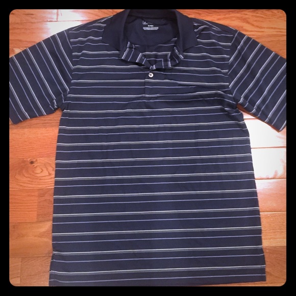 PGA Tour Men's Golf Shirt - Navy - Small