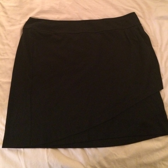 Lane Bryant black skirt plus size