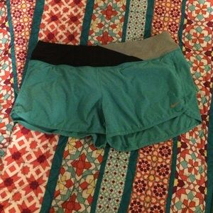 Nike DriFit shorts 3in inseam.