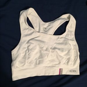 NWT Champion White Racerback Sports Bra Size XXL
