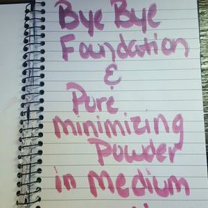Bye Bye Foundation & Pore Minimizing Powder in med