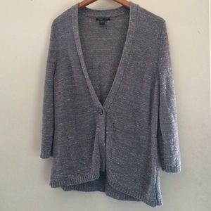 Cozy Silver Cardigan