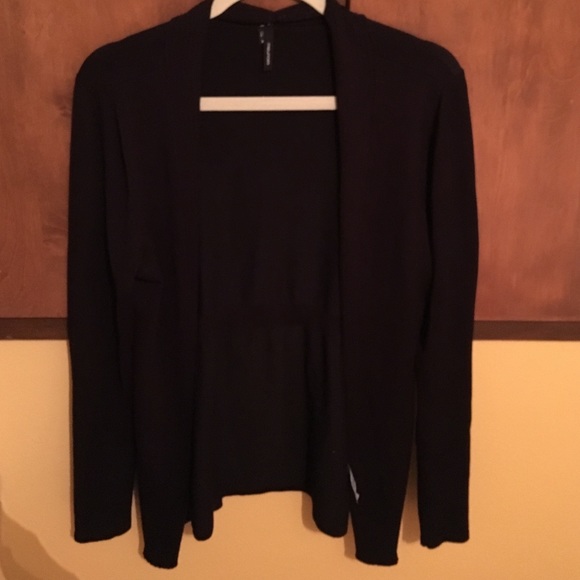 Maurices basic black cardigan
