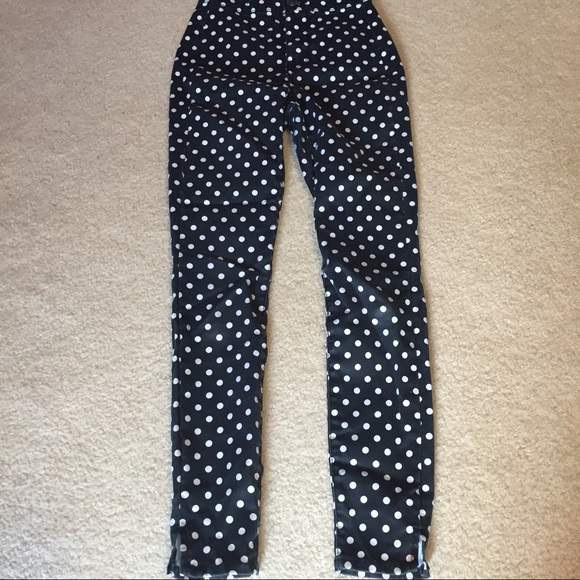 Highwaisted Polka-Dot Pants
