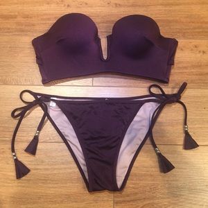 2015 Victoria's Secret Plum Bikini 34B/Small