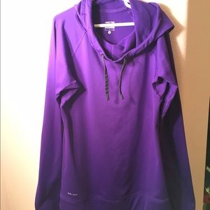 Purple Fleece Nike Hoodie