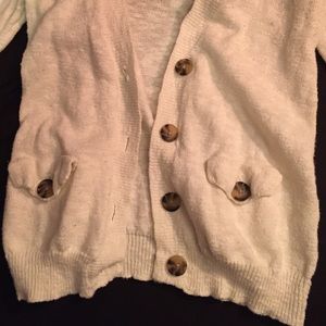Cream cardigan. American Eagle size Small.