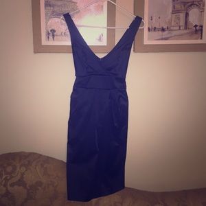 Navy cocktail dress