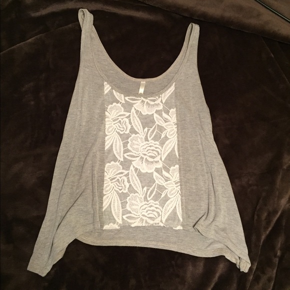 Flowy lace tank