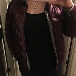 Maroon Northface Coat