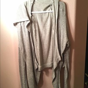 Abercrombie Knit High/Low Cardigan Sweater