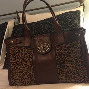 Fossil leather bag