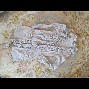 Anthropolgie Ruffles Cardigan