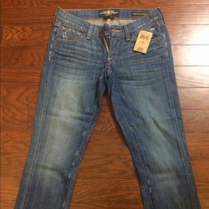 Lucky Brand Zoe straight cropped jeans
