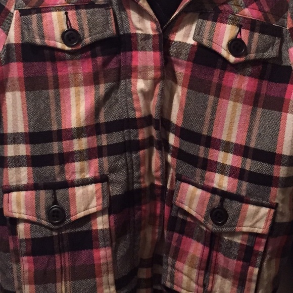 Pink plaid Roxy Jacket 💞 - Picture 3 of 3