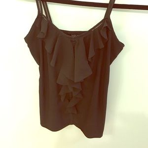 WHBM Blousy black cami