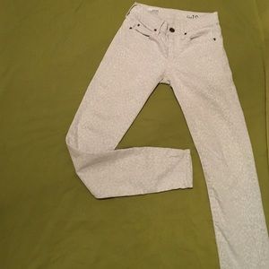 Gap 1969 leopard print legging jeans