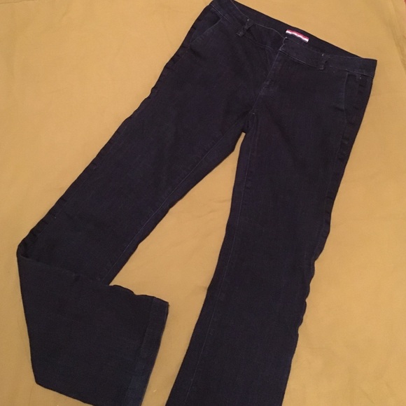 Tommy Hilfiger boot cut dark wash jeans EUC