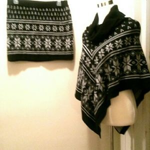 2 PIECE SWEATER SET,  MIDI SKIRT L