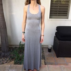 Rehab cozy cotton Maxi strappy backless Dress