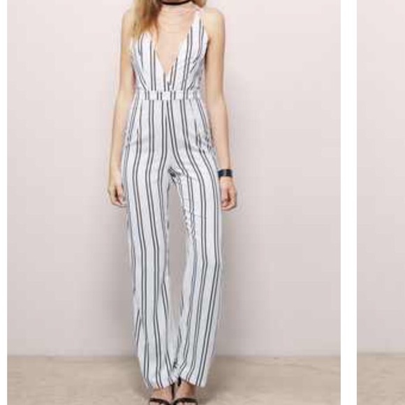 Tobi Pants - New Pinstripe jumpsuit
