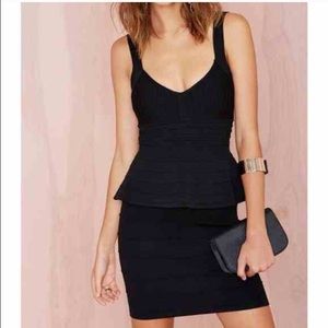 Peplum Bandage Dress