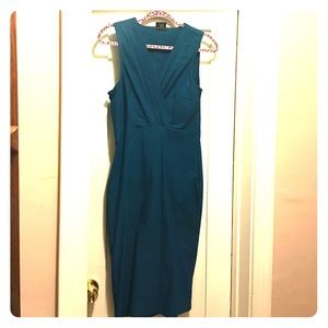 Teal Rock Steady dress.