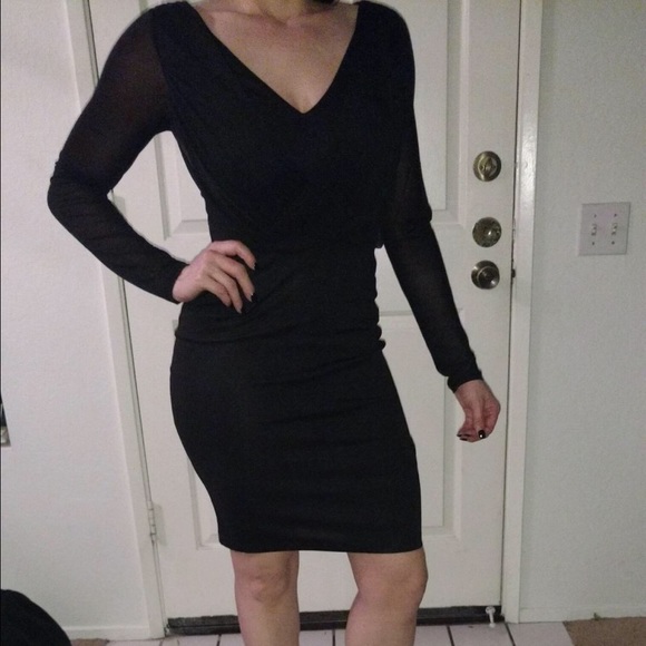 H&M Little black dress size XS