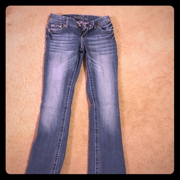 Maurice's boot cut jeans.