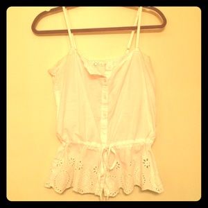White Summer tank top.