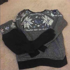 VS Pink Snowflake Leggings Only