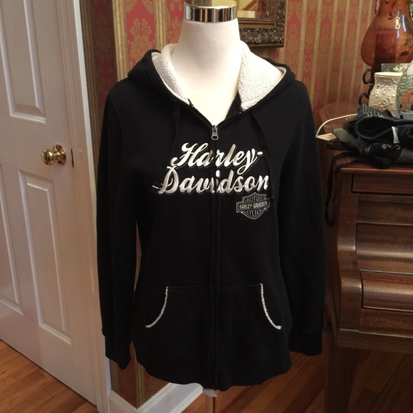 Harley Davidson Jacket Cotton Large warm and cute