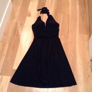 NWT - Guess Black Halter Dress