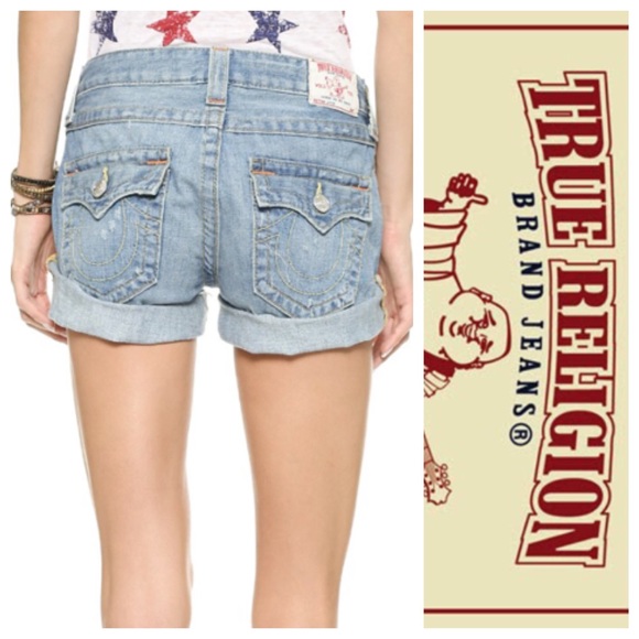True Religion Jayde Boyfriend Shorts