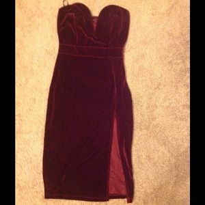 Red Velvet Dress