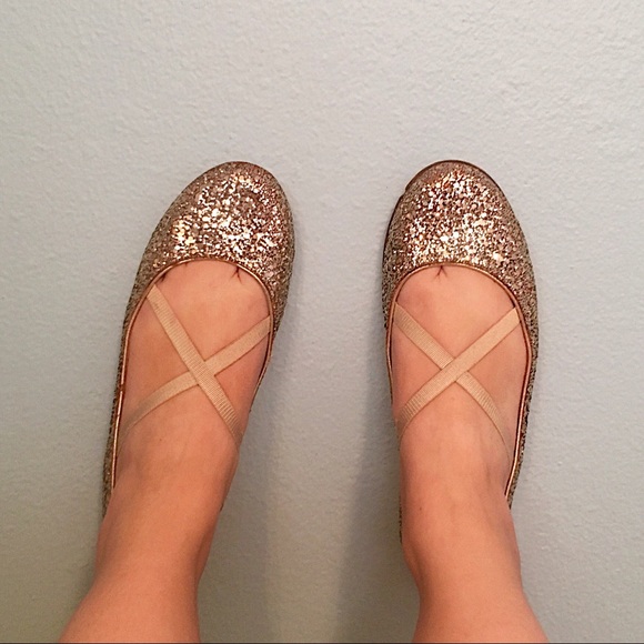 Marc Jacobs Glitter Ballet Flats