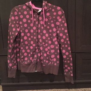 Nike polka dot hoodie heavy fabric