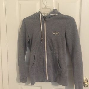 Size XS Vans zip hoodie