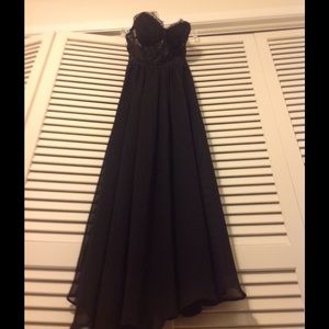 Black maxi dress