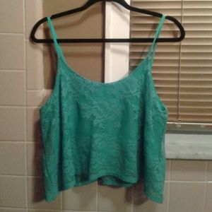 A plus size crop top
