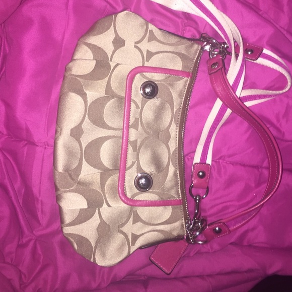 Pink Coach Purse
