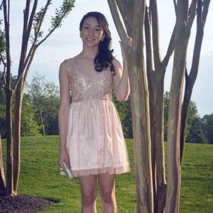 Gorgeous formal dress, beautiful champaign color💗