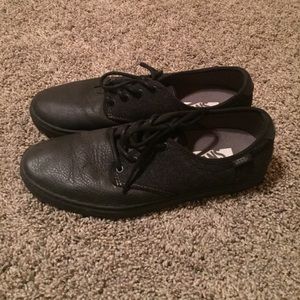 Vans US Mens Size 9 ALL BLACK