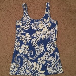 Lilly Pulitzer Quahog Chowah Tabbie Tank SOLDDD