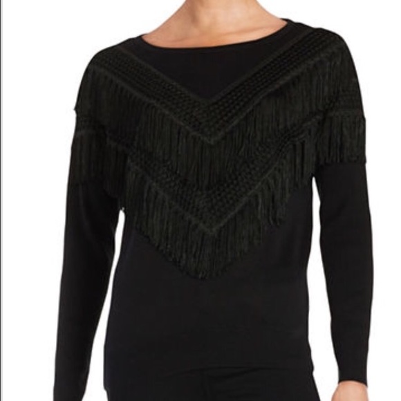 Vince Camuto Fringe Sweater