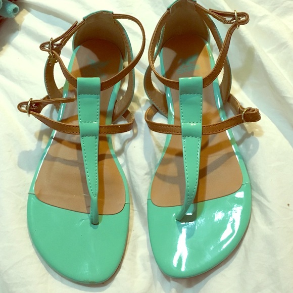 Teal Sandals