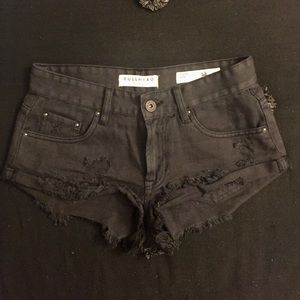 Pacsun Black Slouchy Shorts